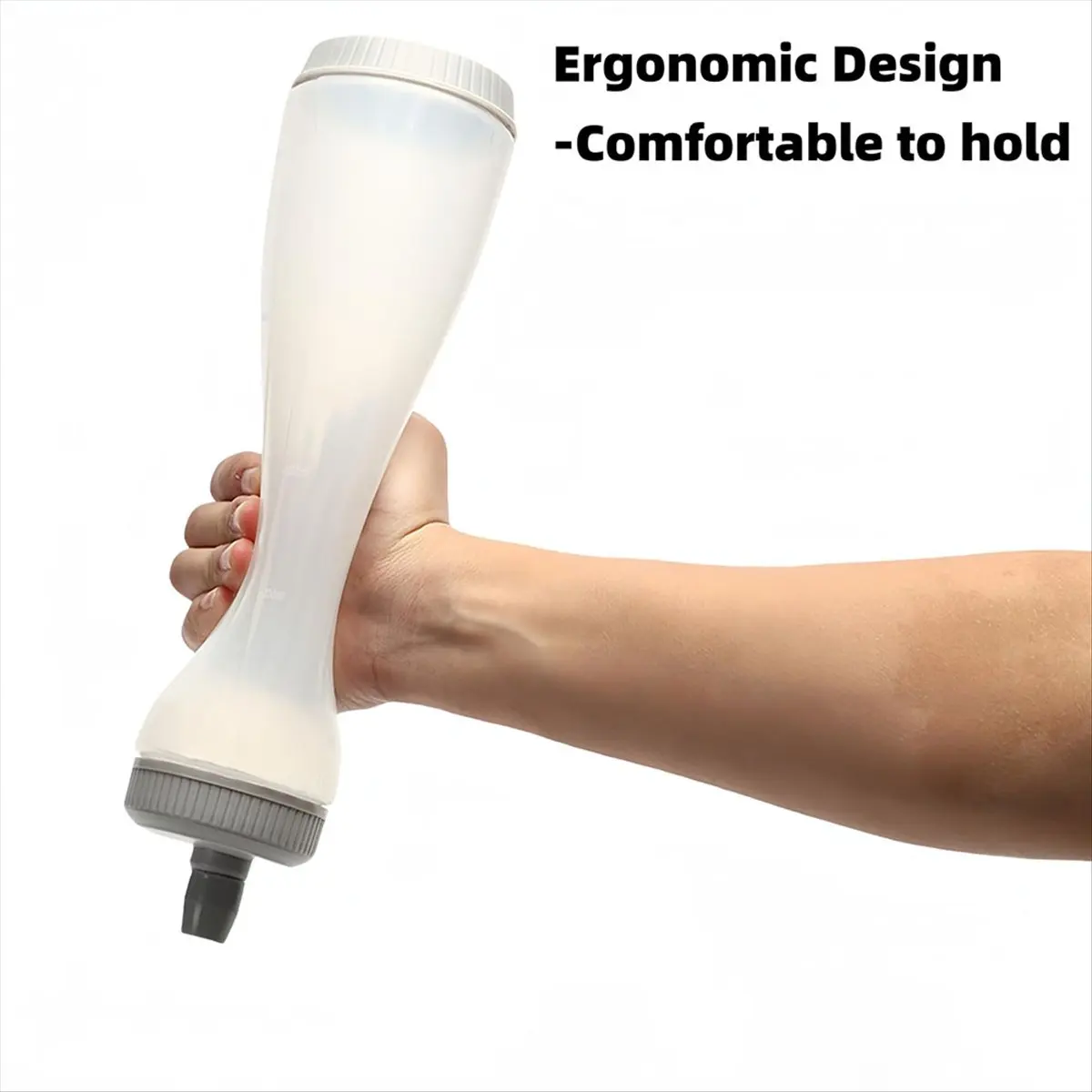 زجاجة ضغط قسط على شكل قلم فطيرة لتصاميم فطيرة مثالية، موزع خليط فطيرة سهل التنظيف #2