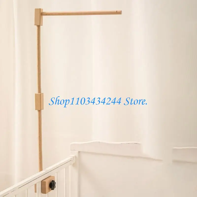 Infant Crib Mobile Holder Safe Strong Hold Square Base Toy Hanger Bracket
