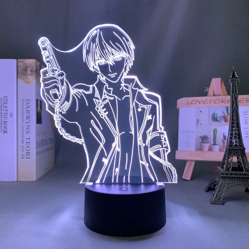 Neues Vampire Knight Zero Kiryu Nachtlicht mit hohem Farbwert, sekundärem Cartoon-Druck, für Studenten, Nachttisch, Schlafzimmer, Schreibtischdekoration. – Detail 3