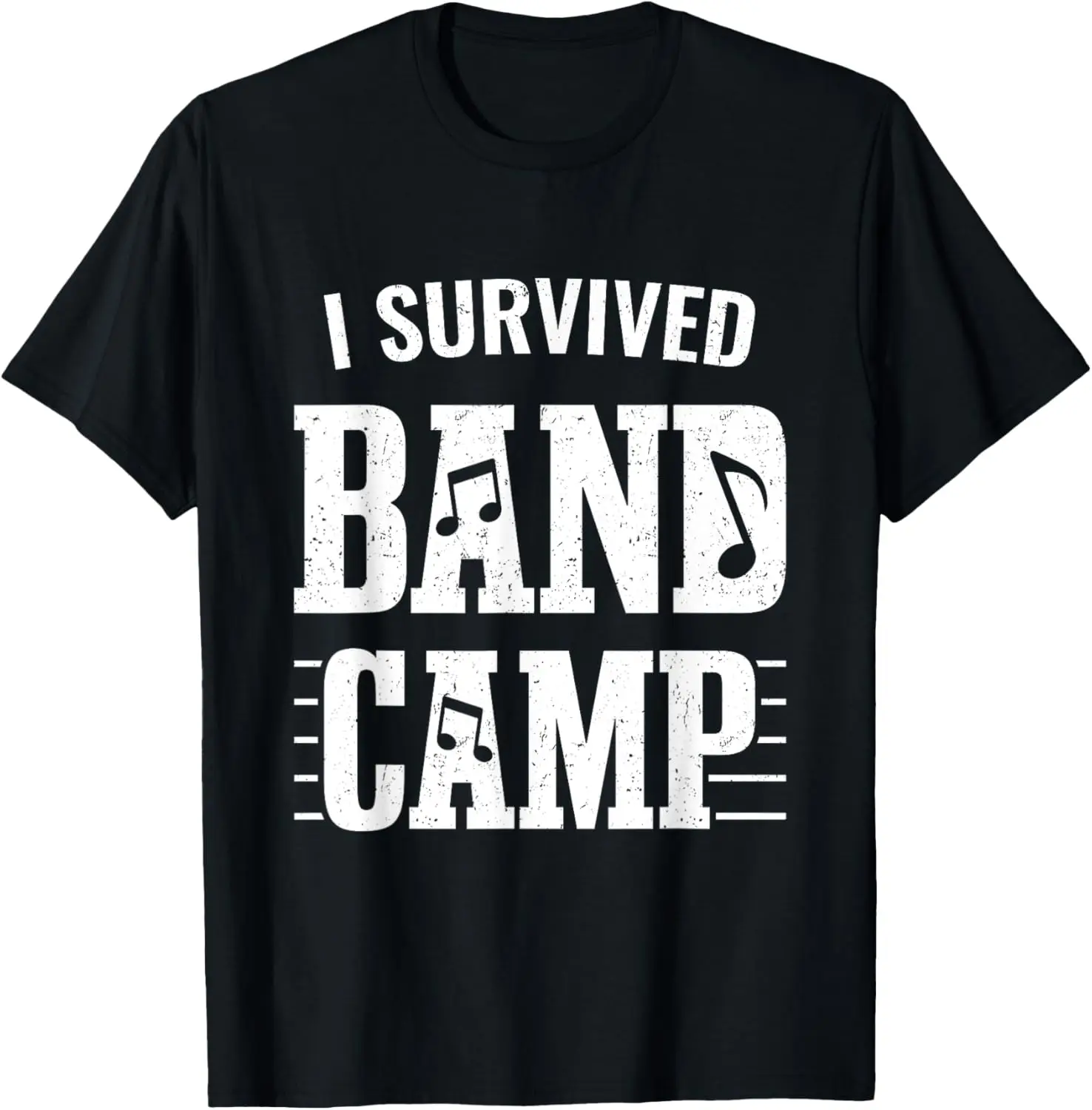 Funny Marching Band Gifts - I Survived Band Camp T-Shirt