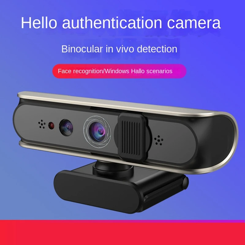 Accesso al riconoscimento facciale Desktop fotocamera microfono integrata per Windows Hello