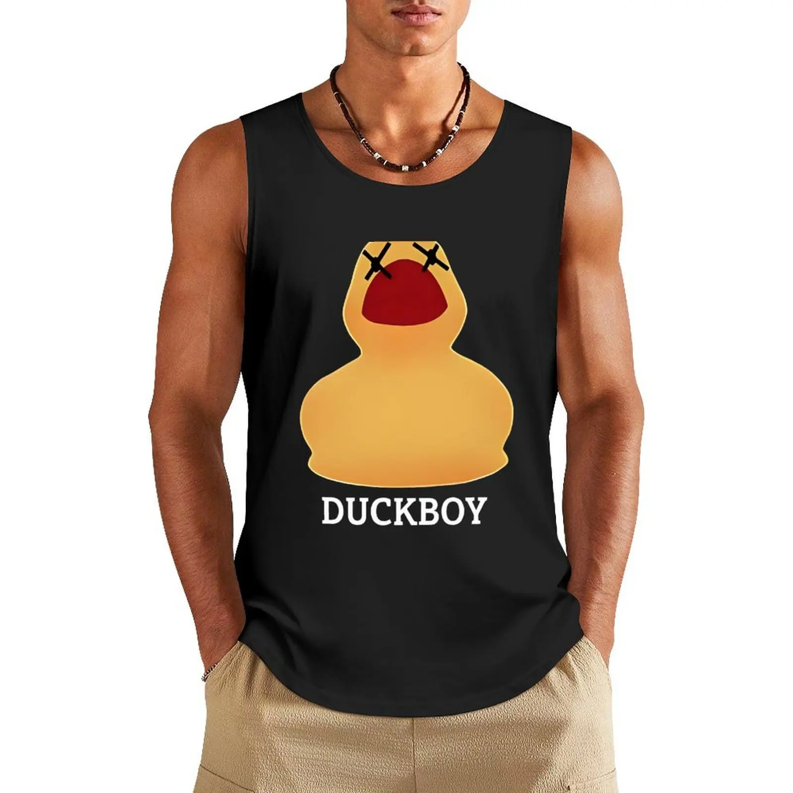 

duckboy merch Tank Top Men's clothing brands t-shirt Men's T-shirt for fitness