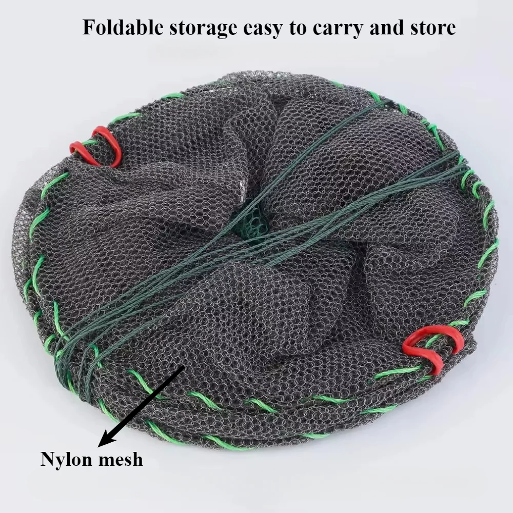 مطوية الصيد الطعم فخ قفص نمط الصيد صافي ترقية مساحة كبيرة ل ثعبان البحر الجمبري الروبيان لايف الطعم ثعبان البحر كراب جراد صافي 2 الحجم