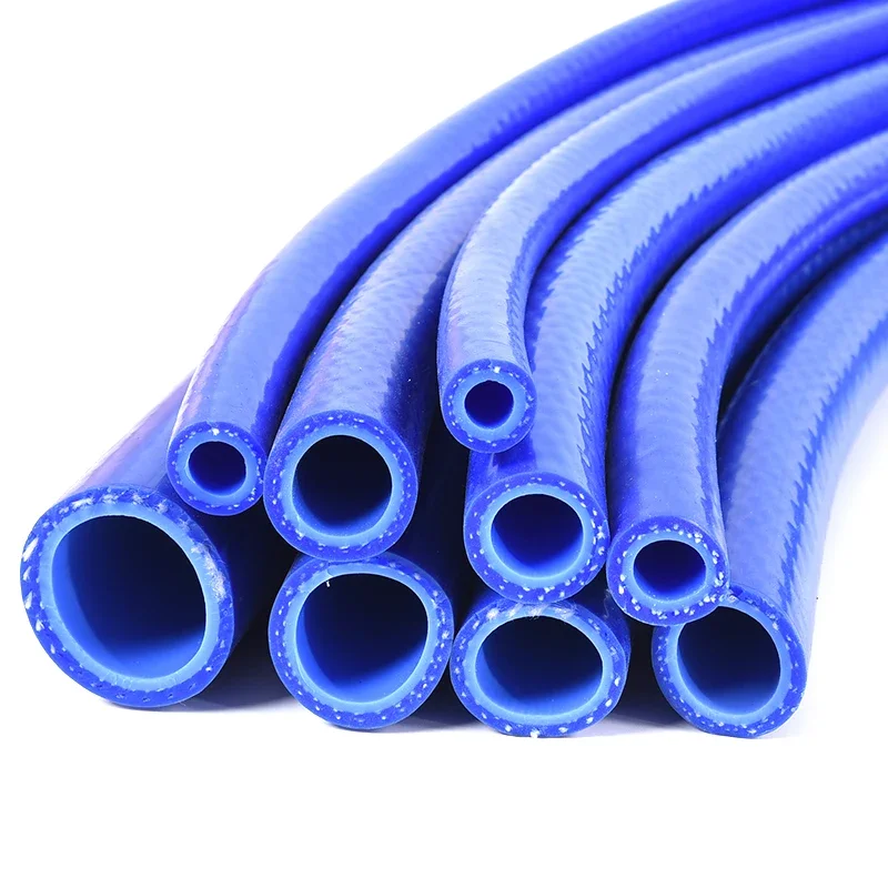 1m/Lot Inner Diameter 6-50mm Double Layer Rubber Hose Heat Resistant Presure High Automobile Cylinder Vacuum Pipe Silicone Hose