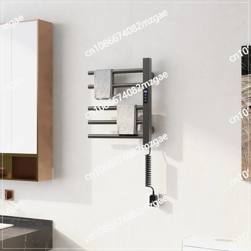 

Electric towel rack bathroom bathroom bathroom towel rack heating constant temperature drying non-punching towel bar