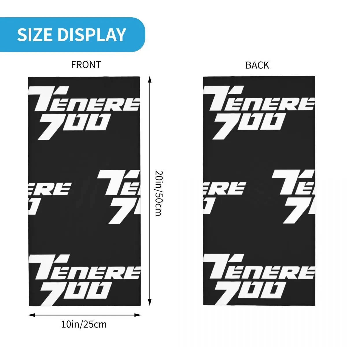 Teneres 700 мотоциклетная маска для лица унисекс с принтом логотипа шеи шарф теплая повязка на голову для пешего туризма ветрозащитная