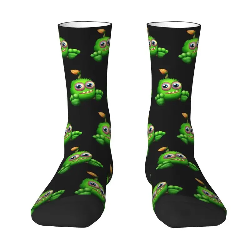 My Singing Monsters Men Women Crew Socks Unisex Novelty 3D Printed Electronic Games Dress Socks