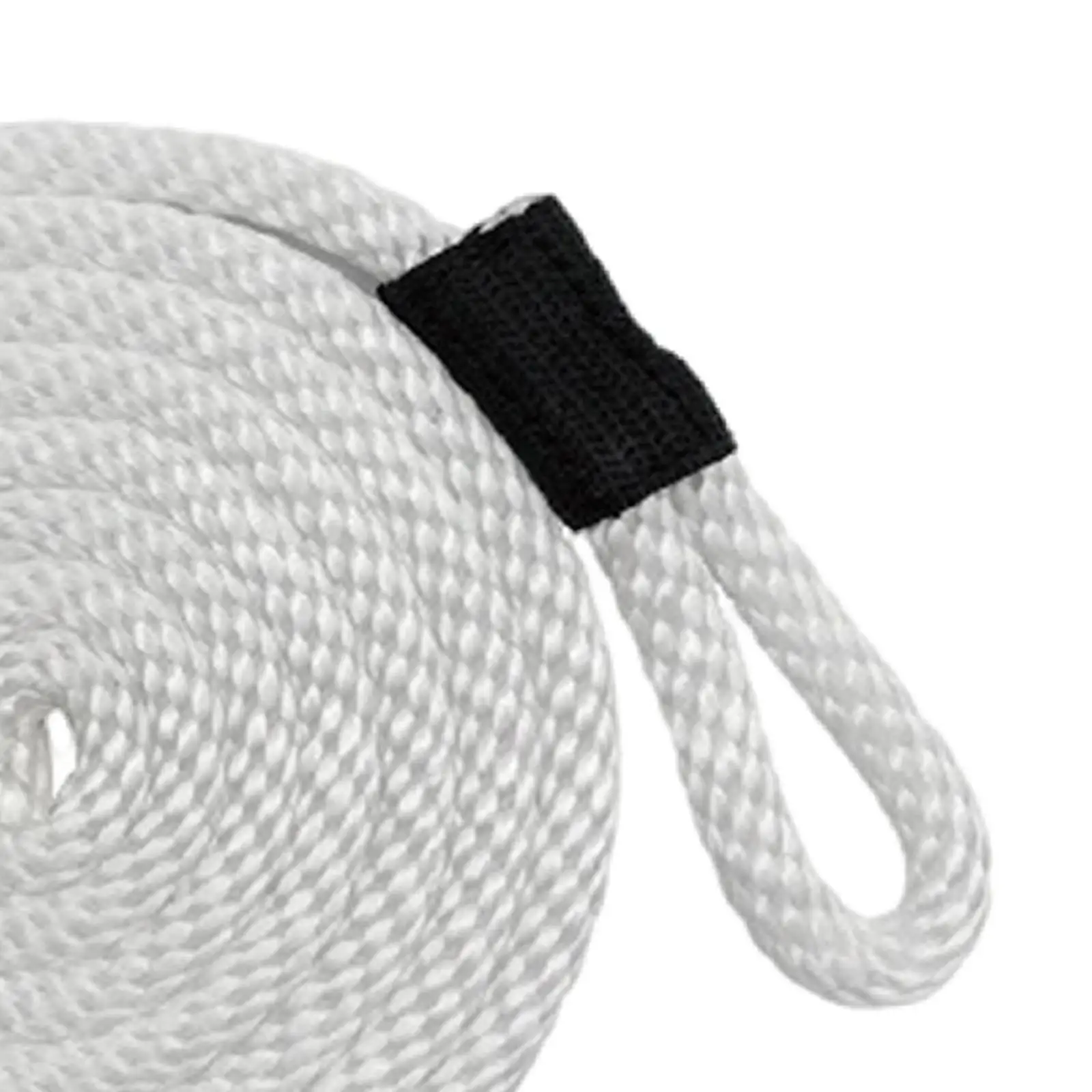 حبل قارب على شكل خط حاجز القارب، نهاية مخفوقة من النايلون عالي القوة، 3/8 بوصة 6.56 قدم، ربطة عنق مقاومة للتآكل، خط قاعدة توصيل