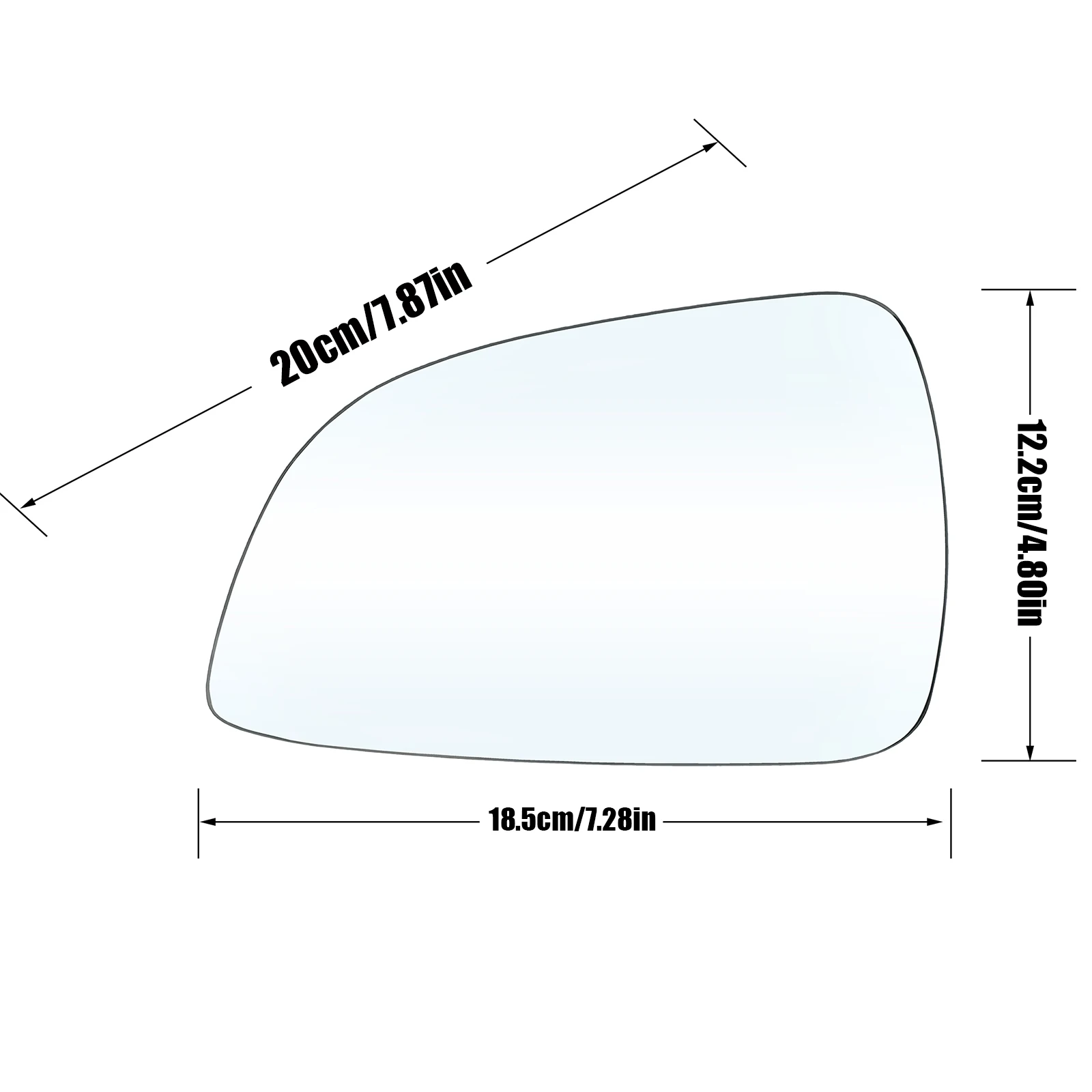 Left Right Wing Mirror Glass Heated Driver Passenger Side For Opel Astra H 2009 - 2011 2011G Family Chevrolet Vectra Convex