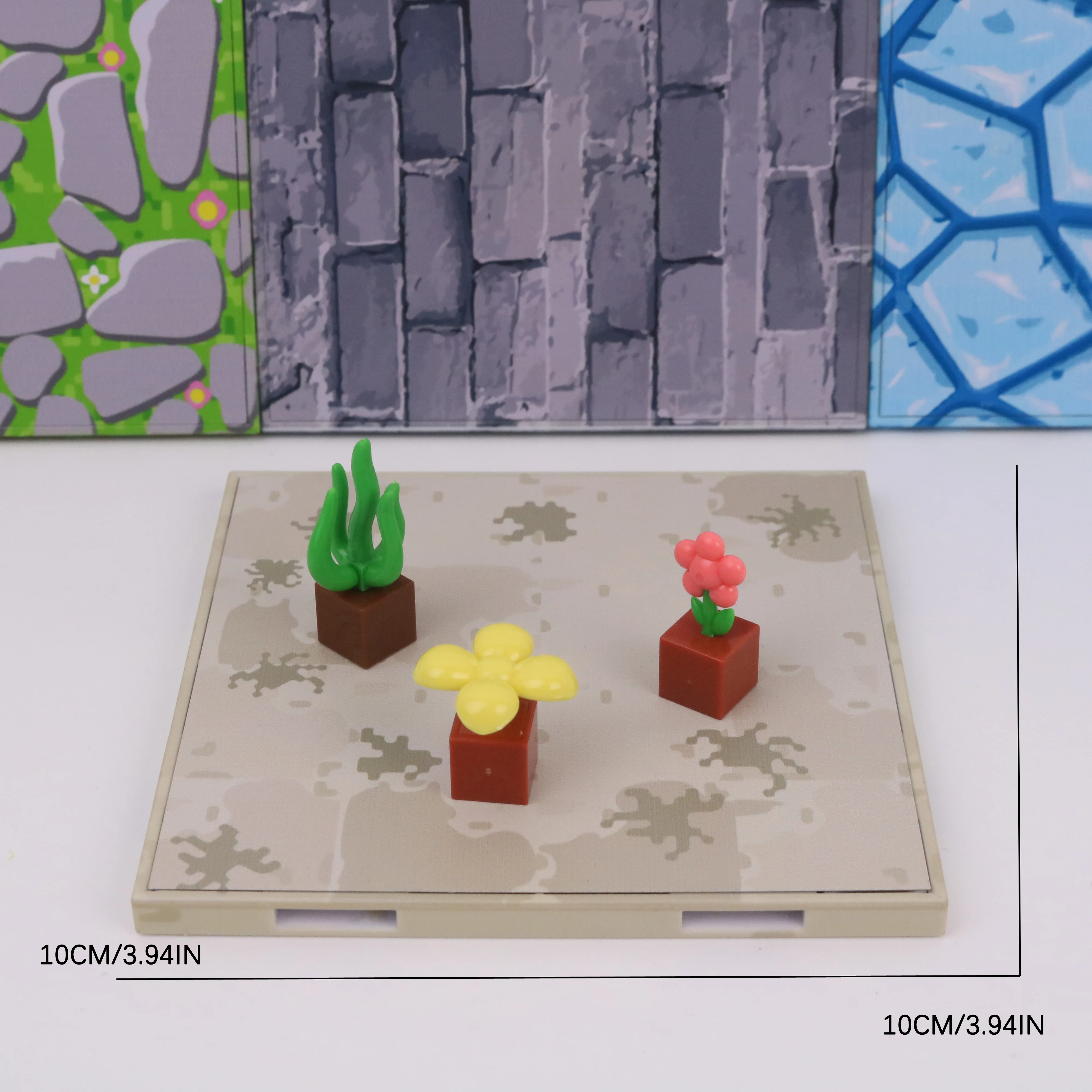 إعادة تعبئة أرضية اللوح المغناطيسي الملون، لعبة مشهد بناء العالم المغناطيسي DIY، هدية مثالية لعشاق عيد الميلاد