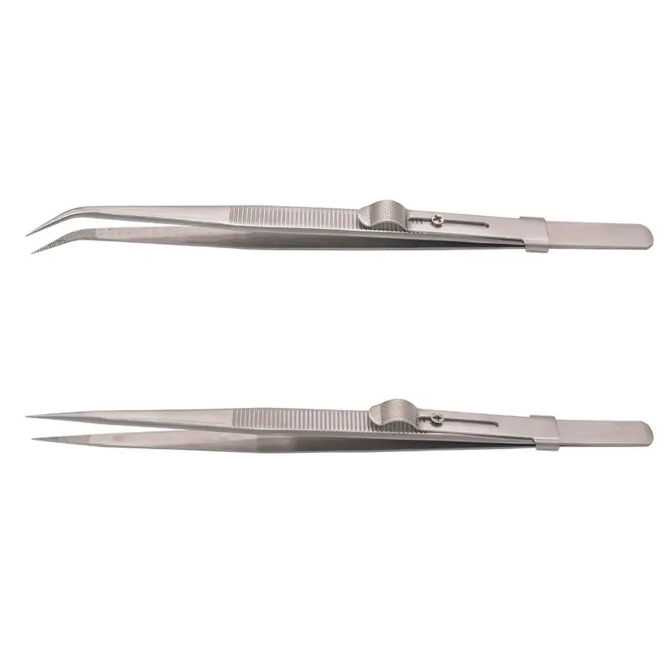 

Stainless Steel Jewelry Tweezers Forceps Pincers Adjustable High Qulaity Precision Jewels Diamond Tweezers Repair Tools 700pcs