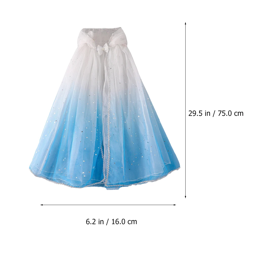 

Hooded Cape Cloak Multicolor Kids Party Cosplay Masquerade Costume Children Cotton Clothes Lightweight Easy Clean