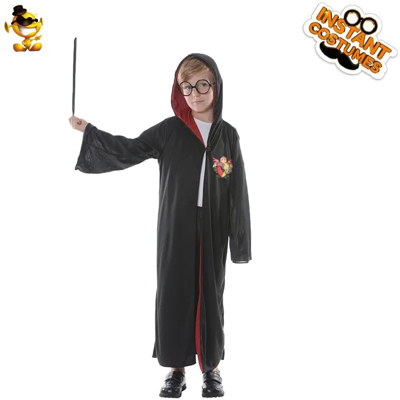 زي الهالوين السحري الكلاسيكي للأطفال، زي أداء صبي صغير معالج ow، ملابس المسرح العرقي التقليدية