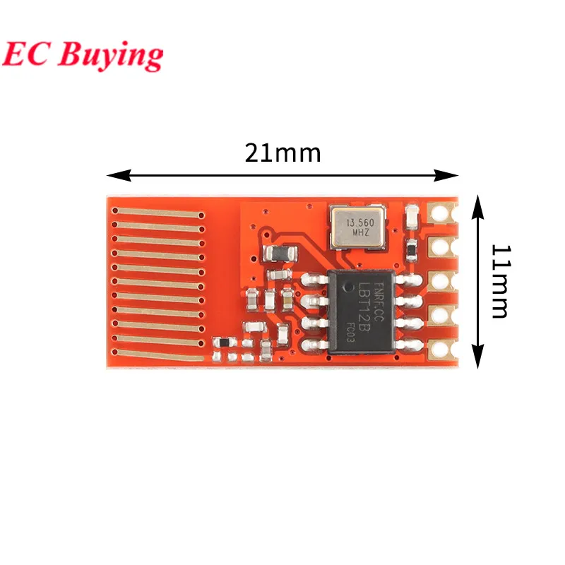 433 MHz 10dBm 6 knoppen Twee-in-één RF-zendermodule Draadloze afstandsbediening Lange afstand 100 m T1L-antenne voor Smart Home