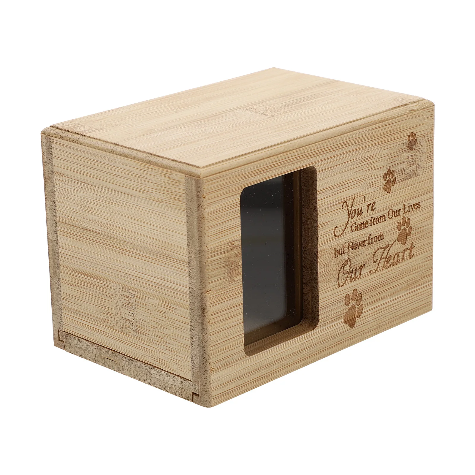 Durable Pet Cremation Urn Safe Material Small Size Convenient for Home Use Cats Dogs Memorial Box Pet Cremation Urn
