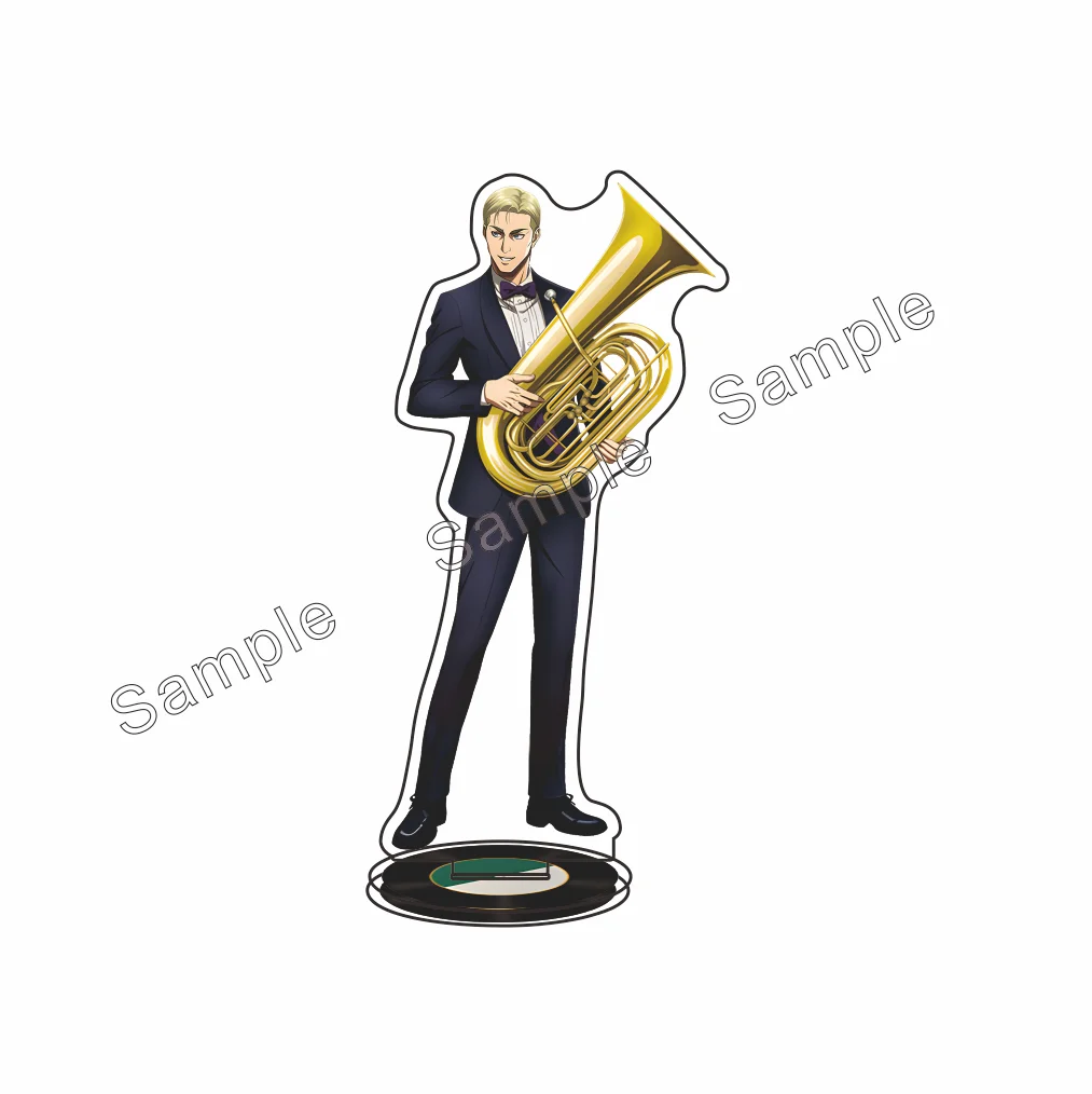 Attack on Titan Acrylic Stand Keychain, Double Sided Printing, Formal Band Costume Figure Tabletop Decor Anime Fan Collectible