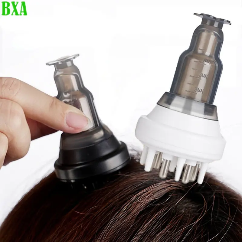 BXA-aplicador de cuero cabelludo para el crecimiento del cabello, peine líquido para el crecimiento del cabello, aceite nutritivo, Mini peine portátil para masaje de raíces del cabello, 1 unidad