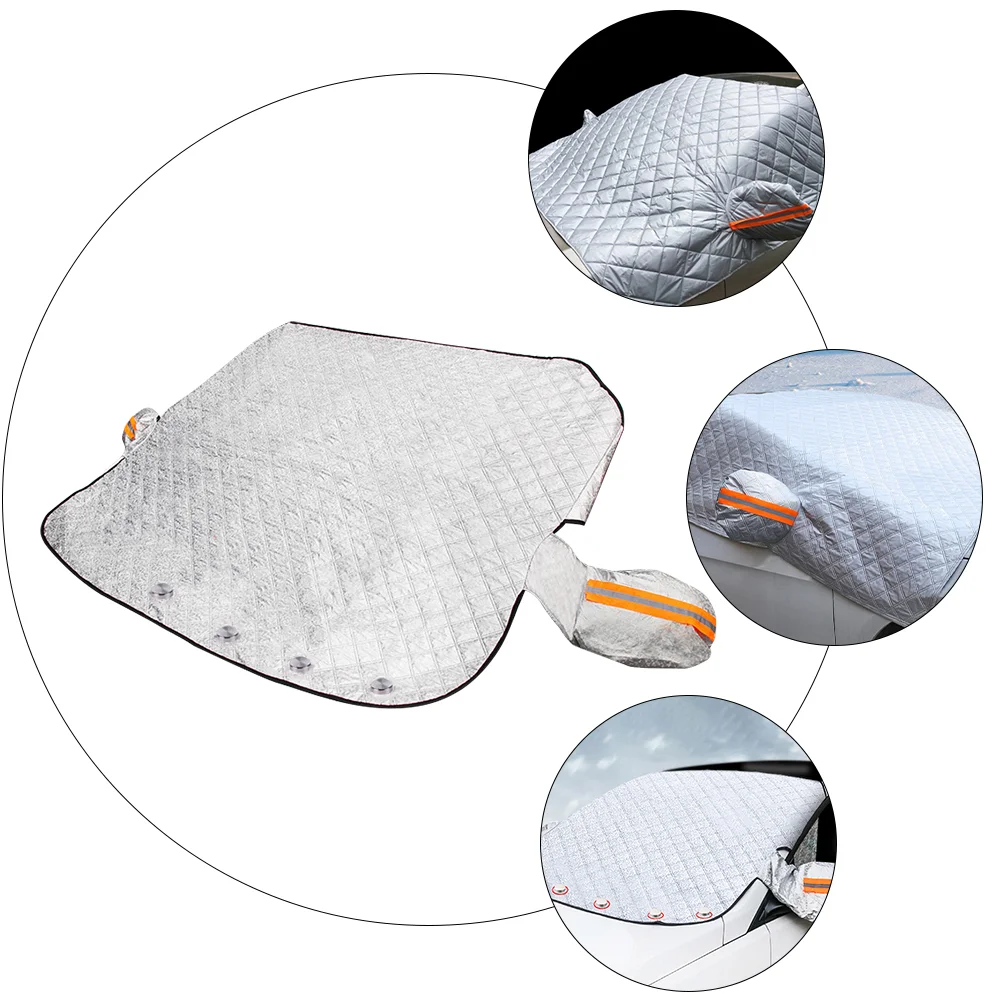 Car Sunshade Windshield Protector Magnetic Cover Window Front Windscreen Pe Non-woven Fabric