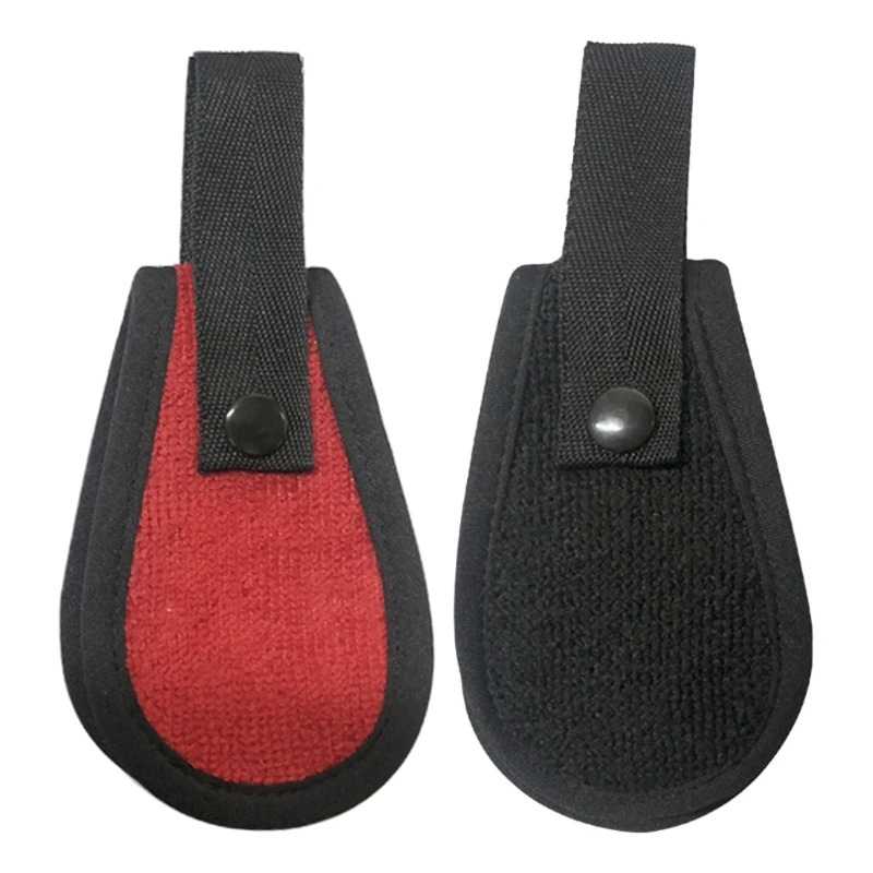 Double Side Golfs Towel Cotton Lint Multiple Purpose Dirt Wiping Pocket Golfs Club Cleaner Cloth Golfing Accessory