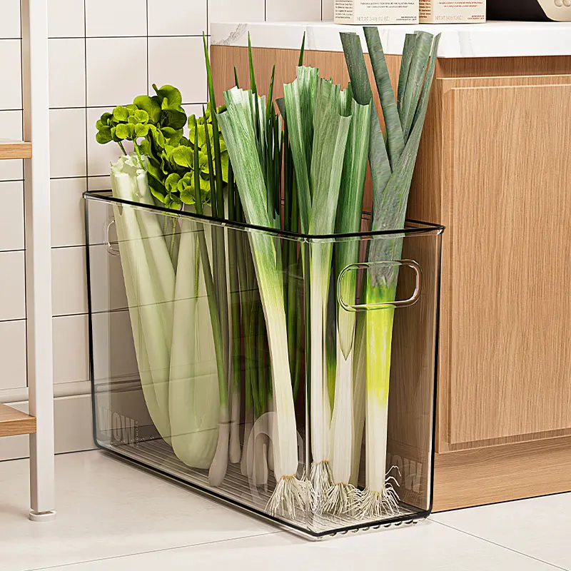 Large Capacity Kitchen Storage Box Onion Garlic Ginger Vegetable Organizer Rack for Cucumbers Yam Sugar Cane Food Storage