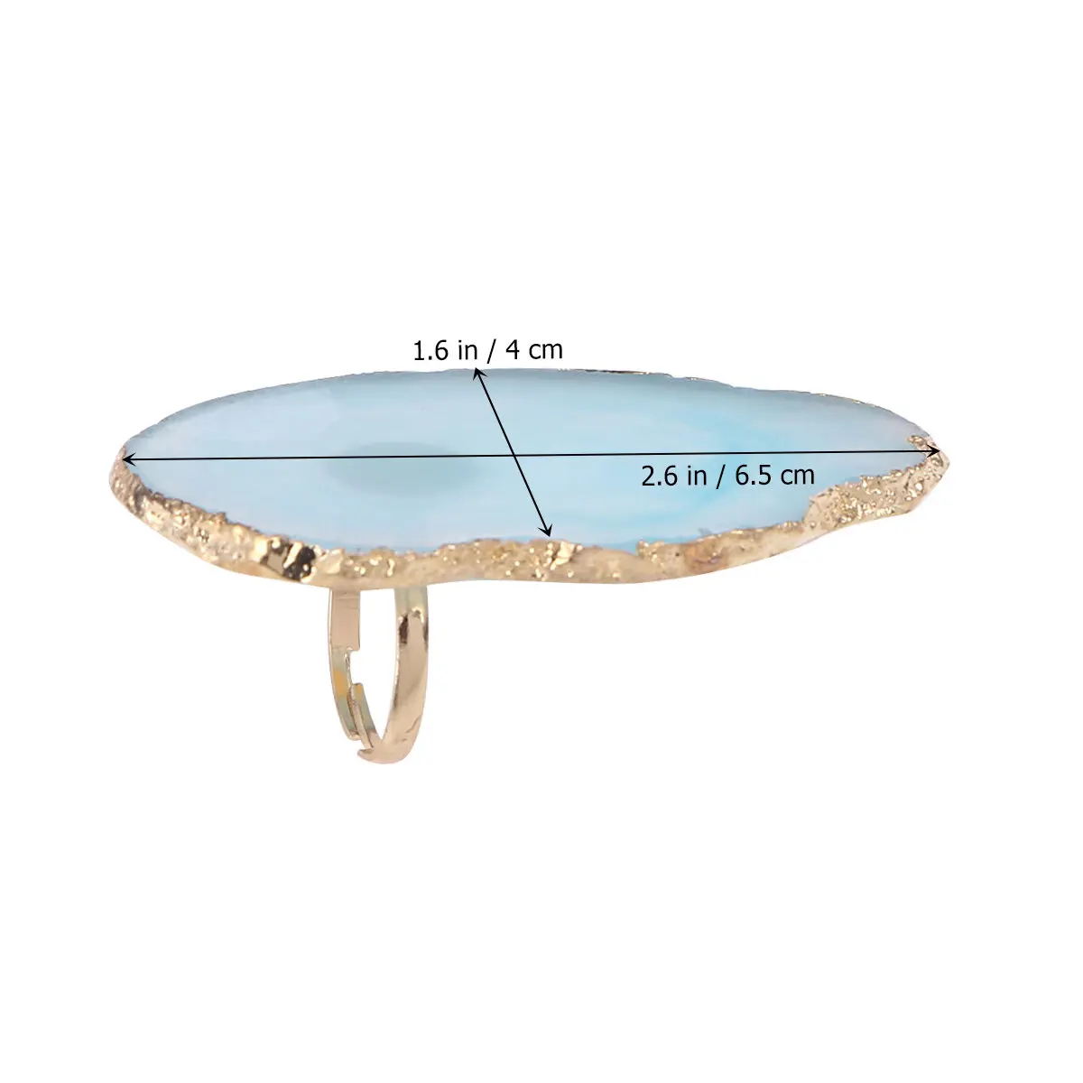 Nail Art Resin Ring Palette Mini Paint Tray for Thumb Forefinger Manicure Lightweight Ergonomic Design Easy Storage Stackable