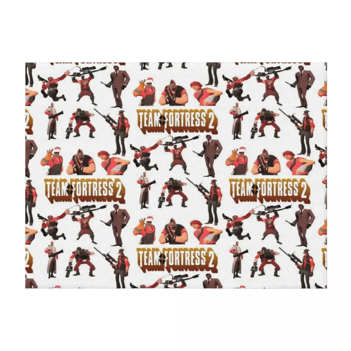 

Team Fortress 2 - All Characters / Classes with TF2 Logo Throw Blanket Large Plaid Kid'S blankets and throws Blankets