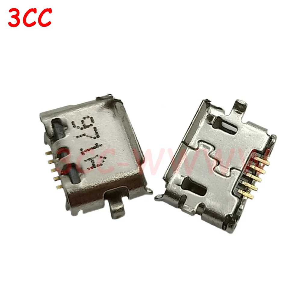 10PCS Micro USB Jack Charging Connector Port Replacement Power Dock Socket Repair For PS4 Controller JDS-040 030