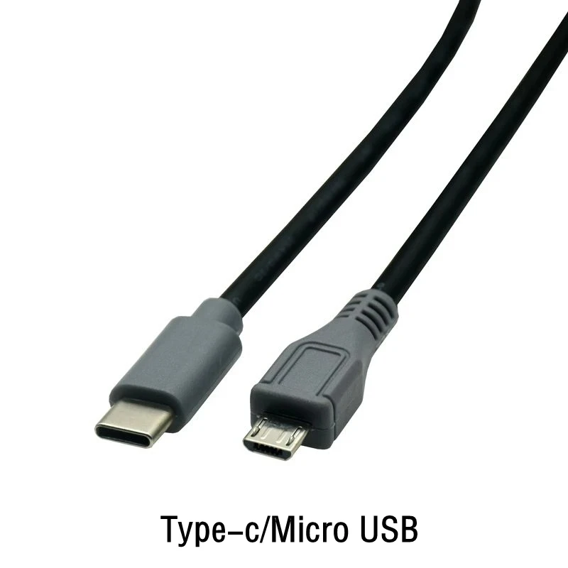 Micro Mini USB Cable 5Pin Male To Male Right Angled 90 Degree USB 3.1 Type C OTG Data Adapter Converter Charging 25cm 0.5m 1m