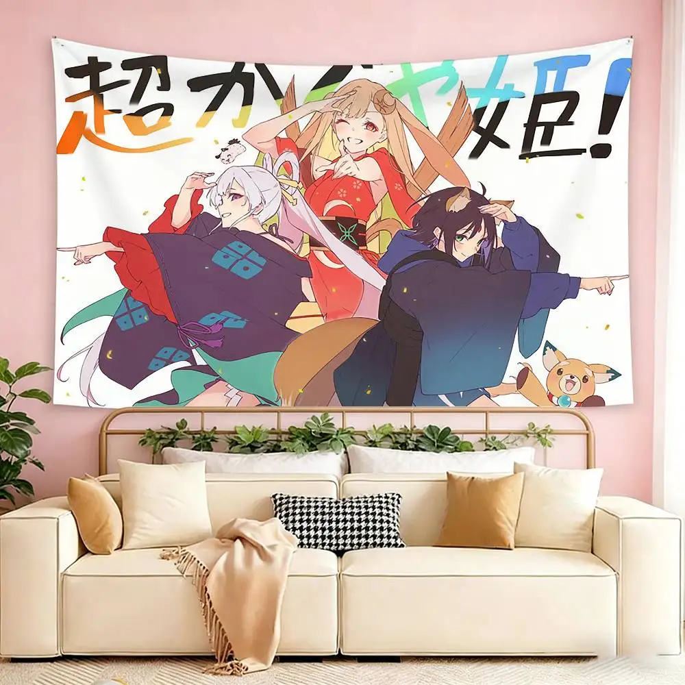 C-Cosmic P-Princess K-Kaguya   Flags Wall Hanging Tapestry Outdoor Garage Room Decorative flag Background Blanket