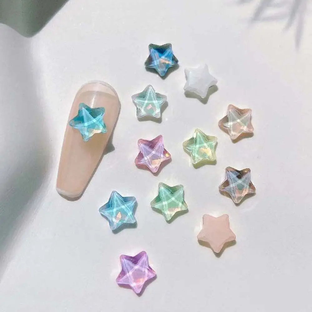 

Aurora Decorations Nail Decorations Macaroon Color Love Heart Nail Jewelry Rhombic Stars Nail Accessories DIY Nail Art