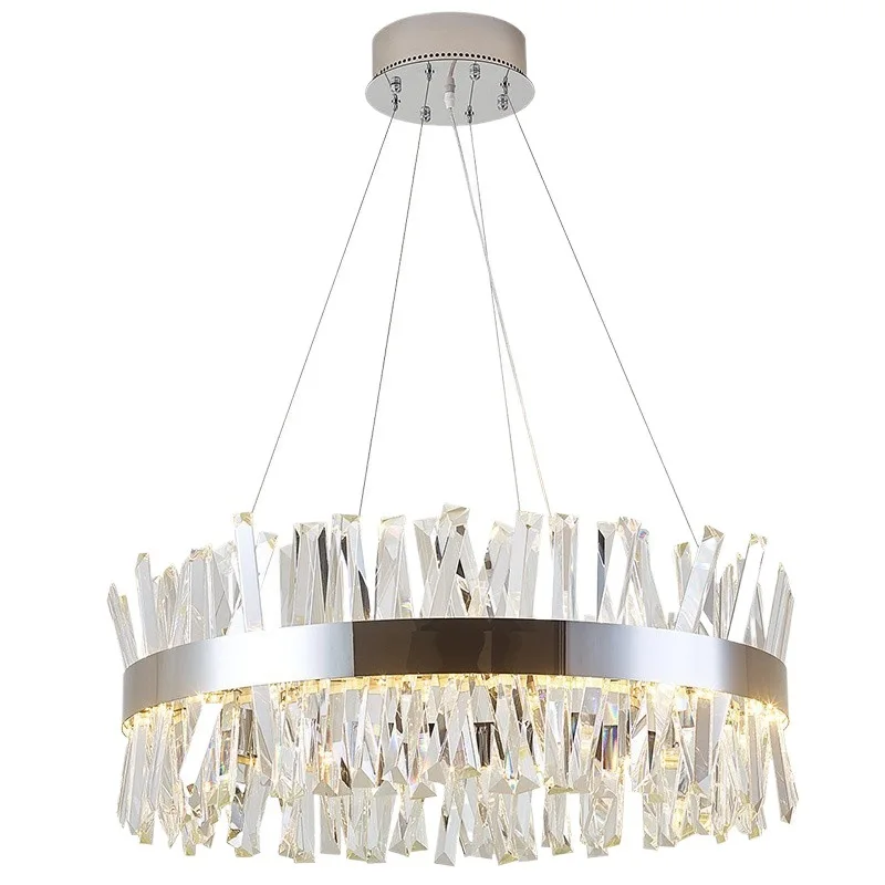 

Постмодернистский ресторан, легкая роскошная хрустальная люстра, гонконгский стиль