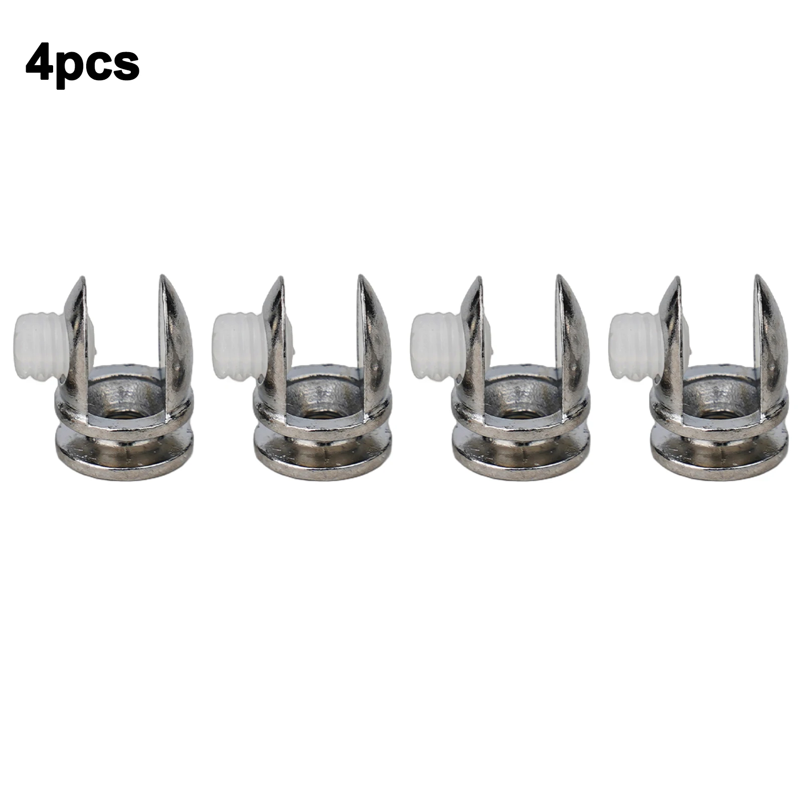Morsetto di supporto per mensola regolabile da 4 pezzi per supporto per partizione in vetro spesso 5mm-8mm Staffe di supporto per mensola in vetro Hardware