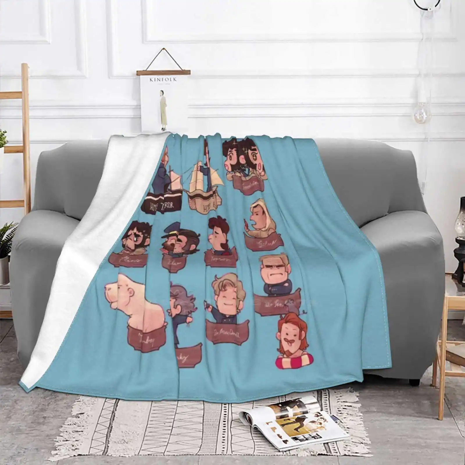 All The Tiny Terrors Fashion Soft Warm Throw Blanket The Terror James Fitzjames Francis Crozier Captain Crozier Captain