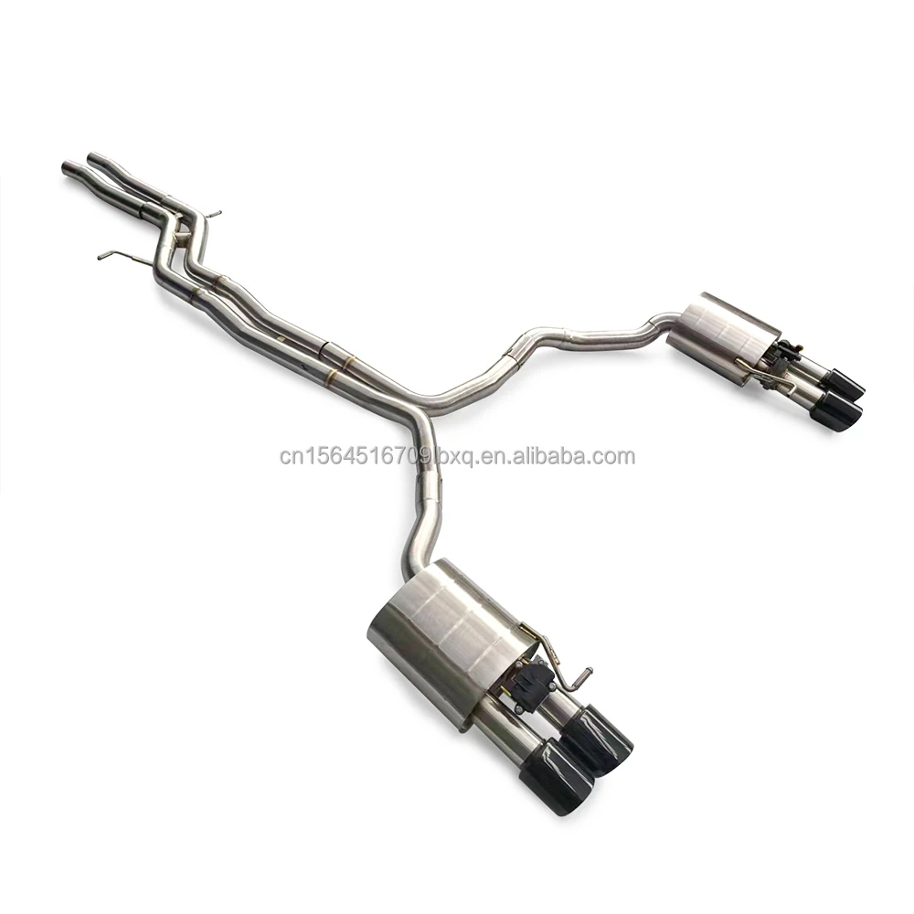 

for A7 C7 3.0T 2012-2017 High-performance Cat Back Exhaust, Stainless Steel Exhaust Modified Racing Power Enhancement