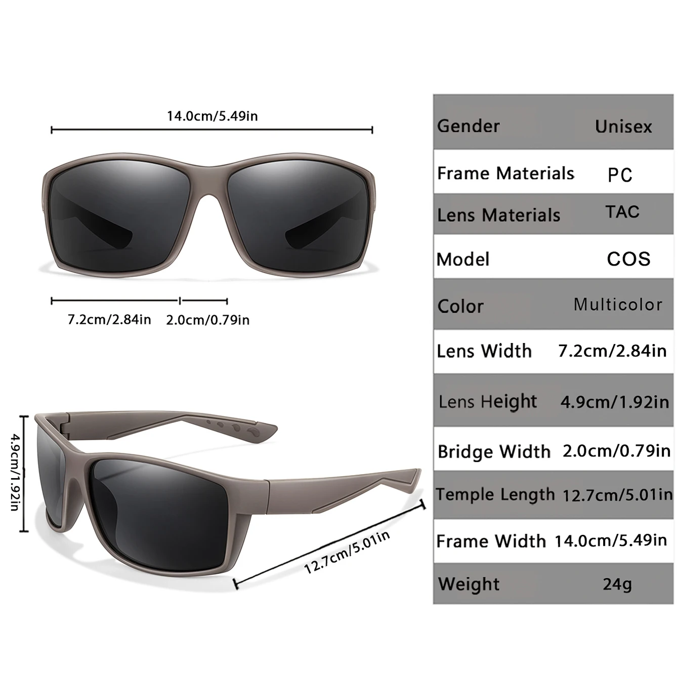 2 Packs Polarized UV Protection Sunglasses for Man Women Classics Cycling Eyewear Outdoor Sports Driving Fishing Multi Colour