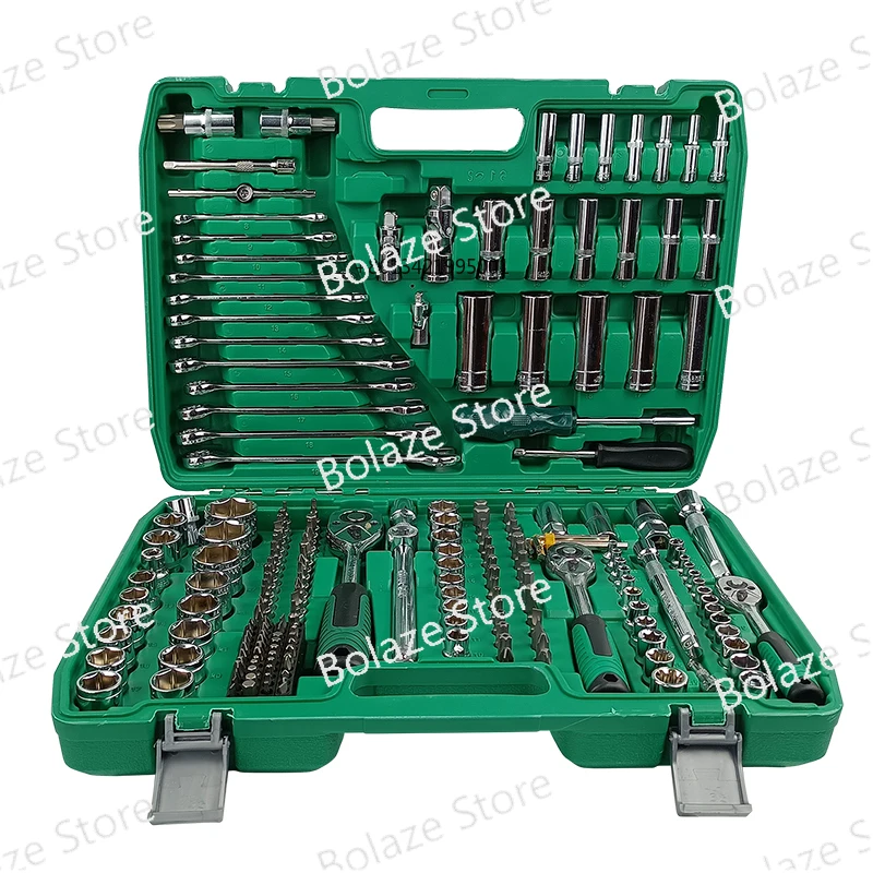 

Multi Car Repair Mechanic Ratchet Socket Wrench Tool 216pcs Set Box Car Repair Combination Tool Kit Socket Set with Spanner