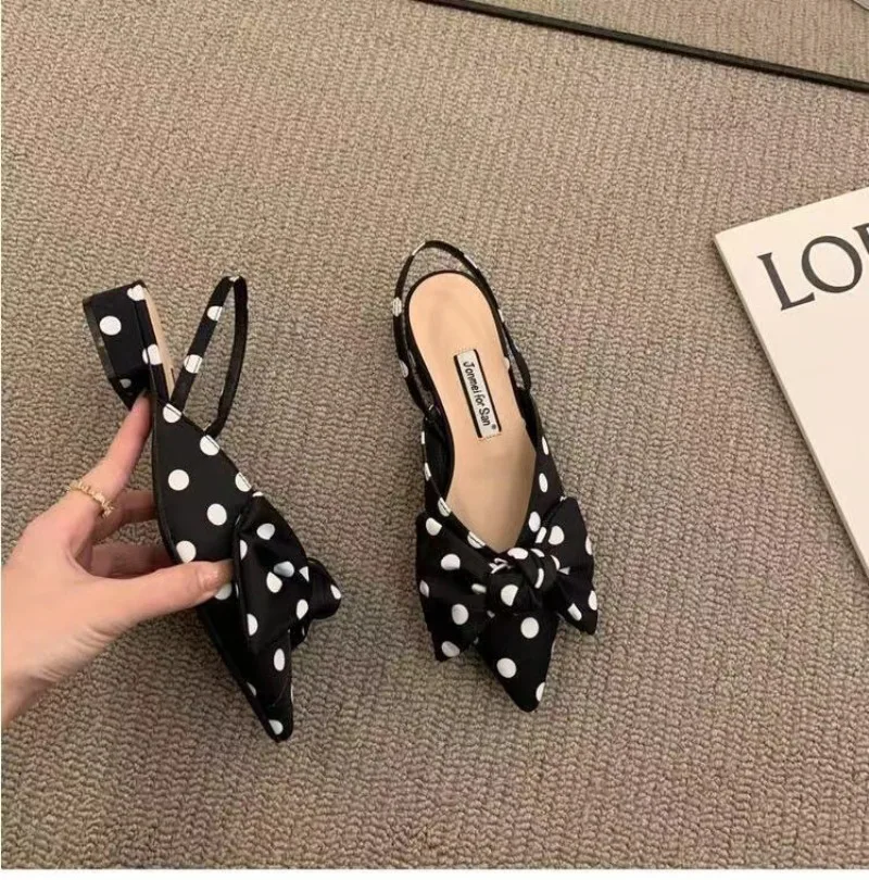Fashion Women's Shoes 2025Summer New Women Sandals Brand French Single Shoes for Women Elegant Pointe Sandals Sandalias De Mujer