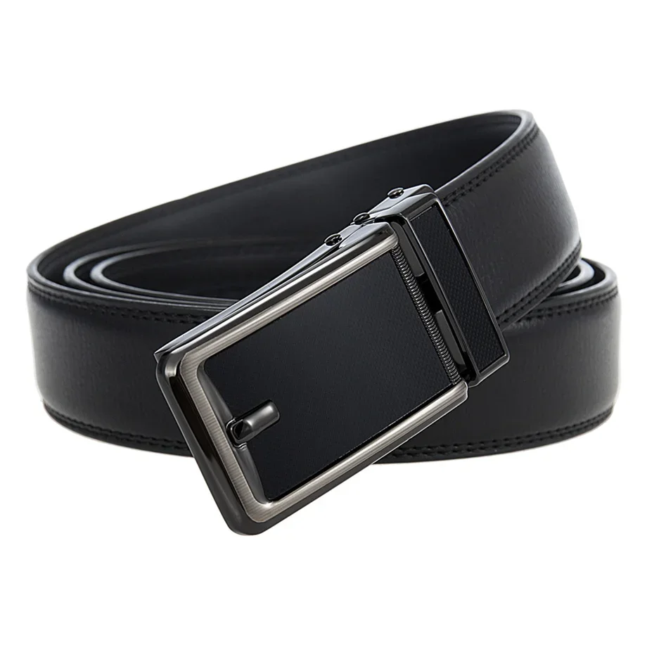 3.1cm Width Designer Belts Men High Quality Genuine Leather Automatic Buckle Belt Men Luxury Cowskin ceinture homme B1104