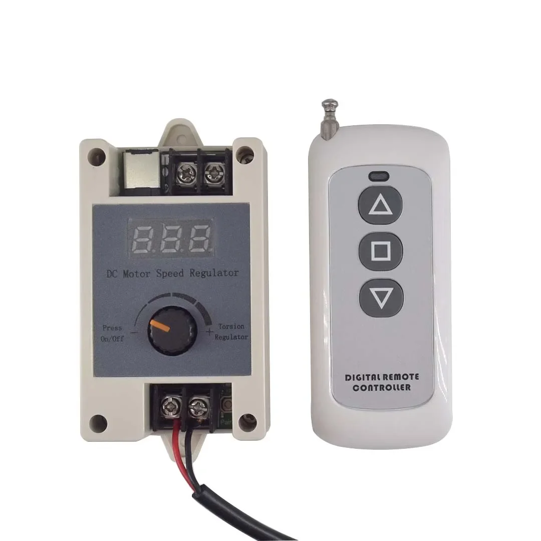 DC6V-24V Motor Remote Controller High Accuracy PWM Stepless 433MHz Electronic Speed Regulator
