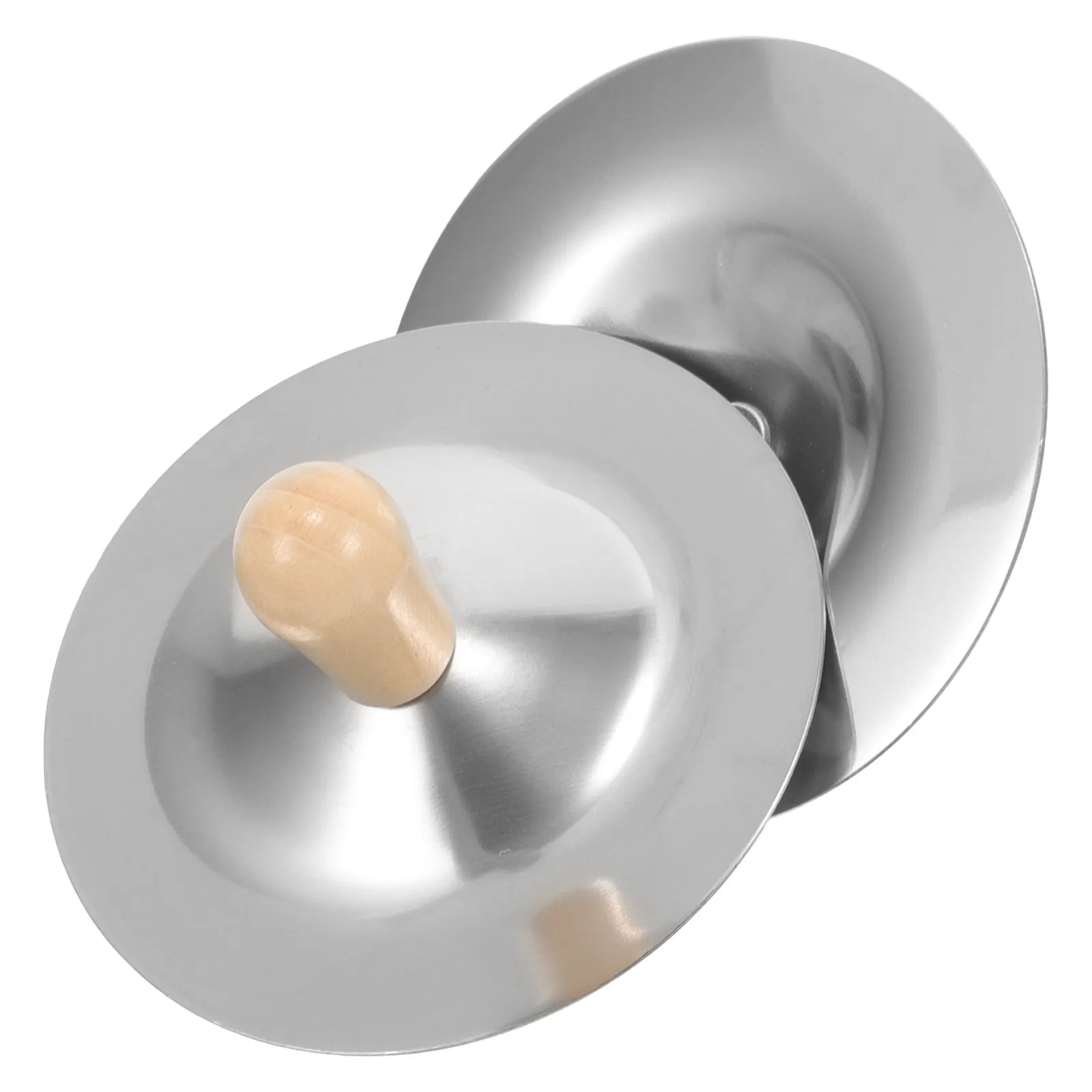 2Pcs Finger Cymbals Small Mini Musical Instrument Set for Kids Early Education Belly Dancing Dance Party Portable