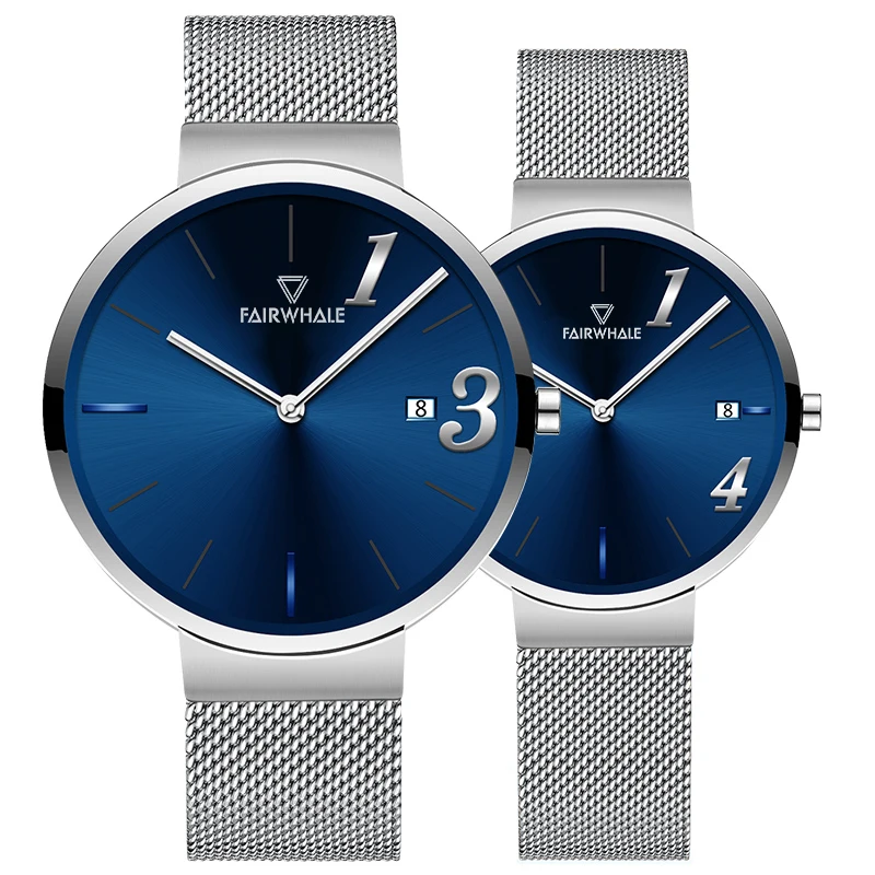 Ultra-Thin Couple Quartz Watch - Top Brand Simple Fashion Men Women Minimalist Waterproof Wristwatch for Ladies And Gentlemen