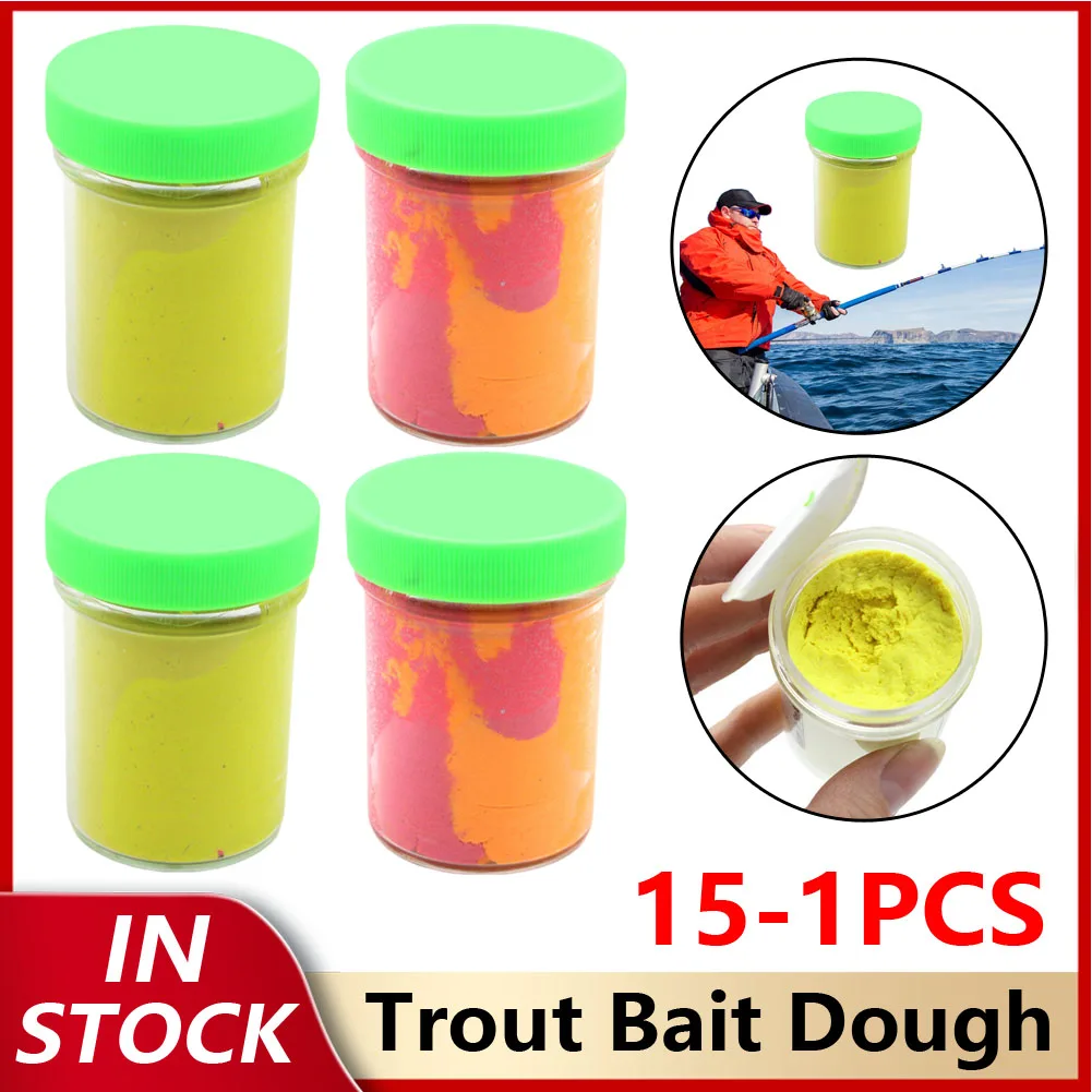 Trout Bait Dough Irresistible Scent and Flavor Carp Fishing Baits Soft Fish Lures Floating Shapes Lure for Trout Salmon and More