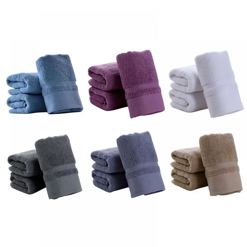 1pc35x75cm Cotton Hand Towels, Bathroom Hand Towels Set,Ultra Soft And Highly Absorbent ,Towel For Bath, Hand, Face, Gym And Spa