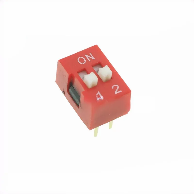Red Direct Plug 2.54MM DIP Switch DS- 1/2/3/4/5/6/7/8/9/10/12 Position