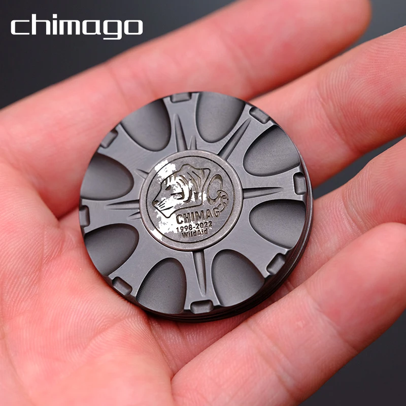 Chimago Haptic Coin Adult Stress Relief Toys EDC Metal