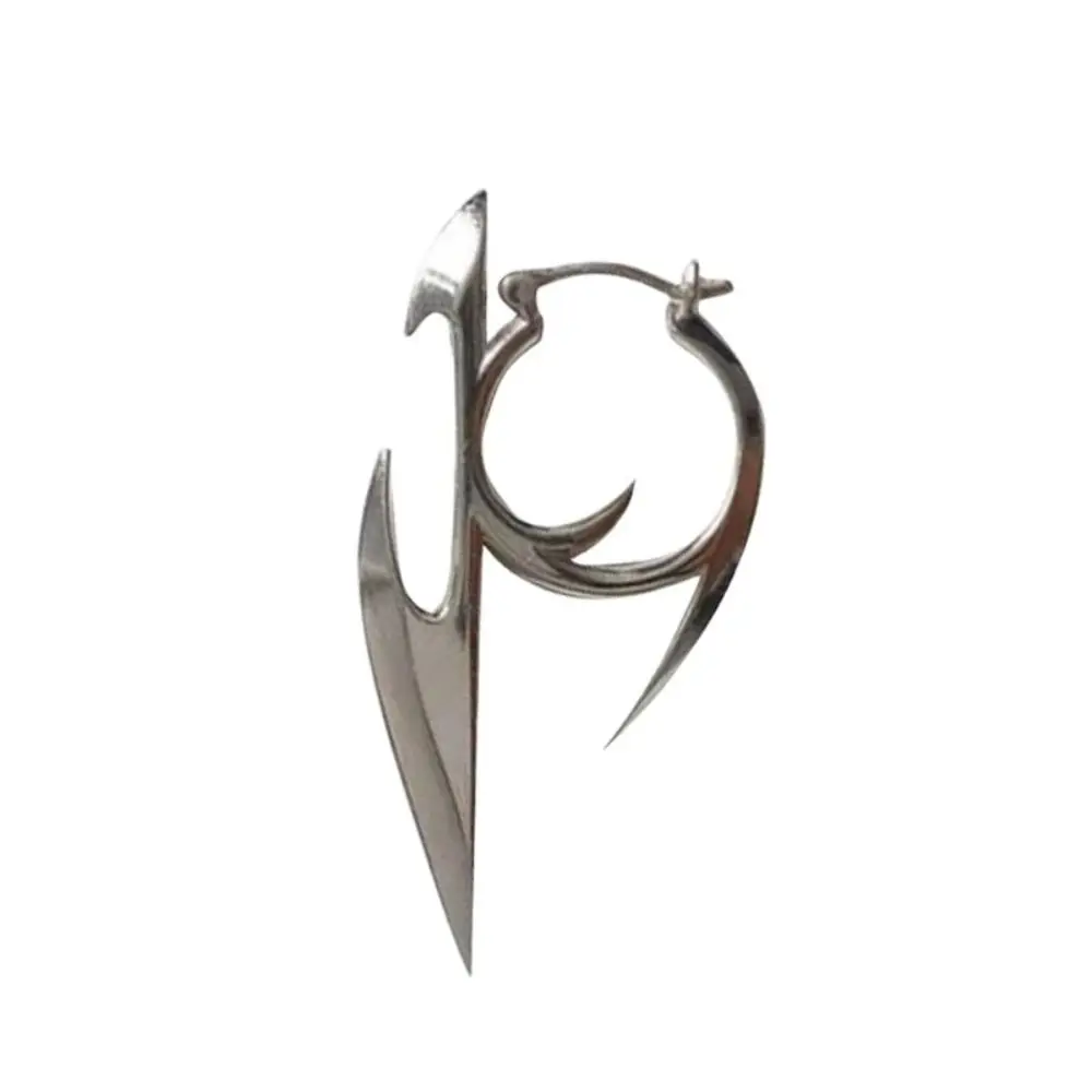 أزياء Cyberpunk الأذن المعلقات السهام شكل شخصية تصميم انخفاض الأقراط القوطية الأقراط هدية