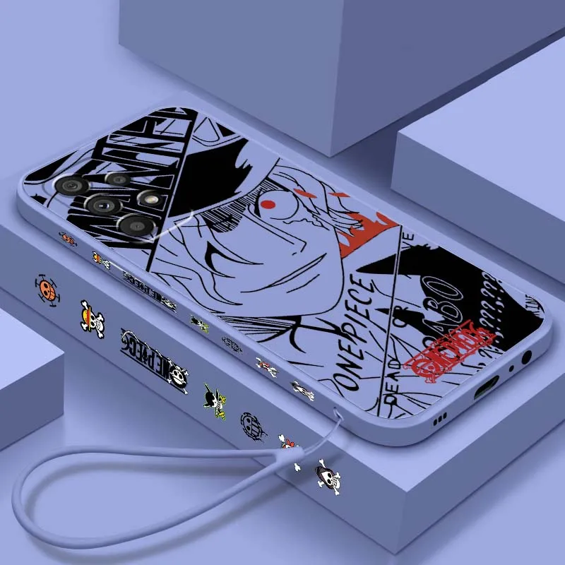 

Comic One Piece Sabo Art For Samsung Note 20 A17 A07 A36 A56 A73 A72 A71 A55 A54 A53 A52 A51 Liquid Left Rope Phone Case