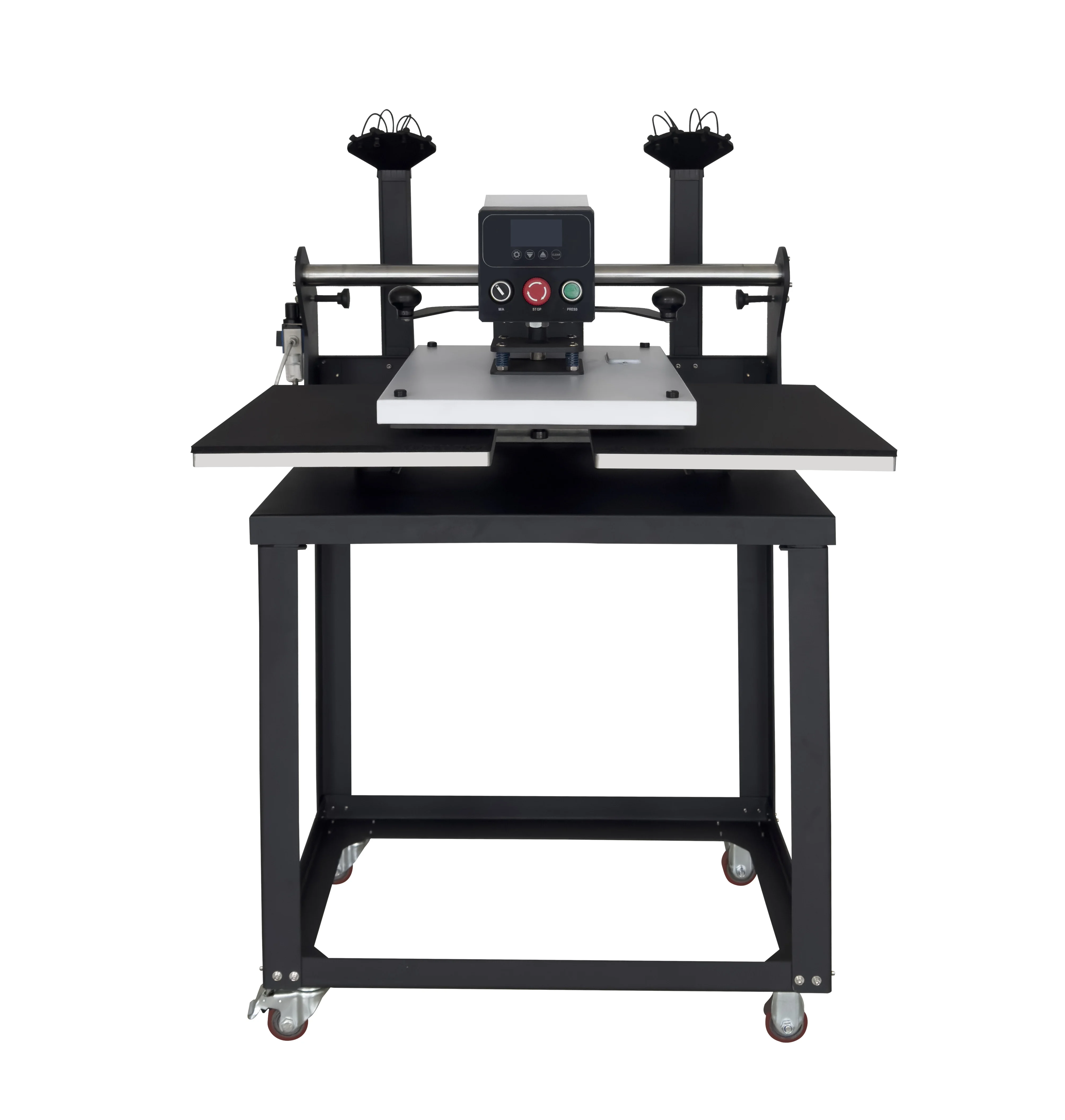 

New Arrival Heat Press Heat Transfer Press Pneumatic 40x50cm Double Station Auto Heat Press Machines