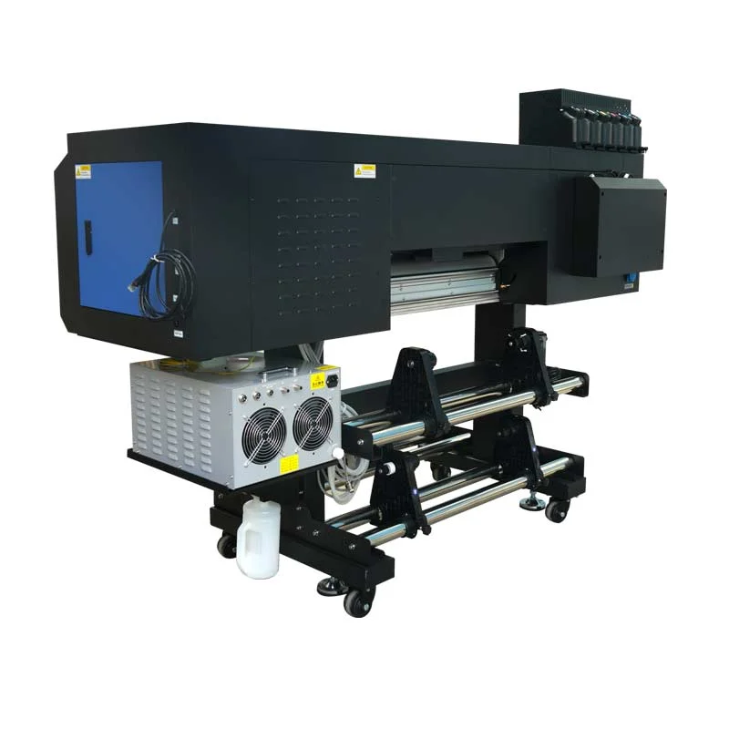 for 2024 Yinstar l1600 xp600 heads roll to roll uv dtf printer wholesale printing machine with laminating 2 in 1