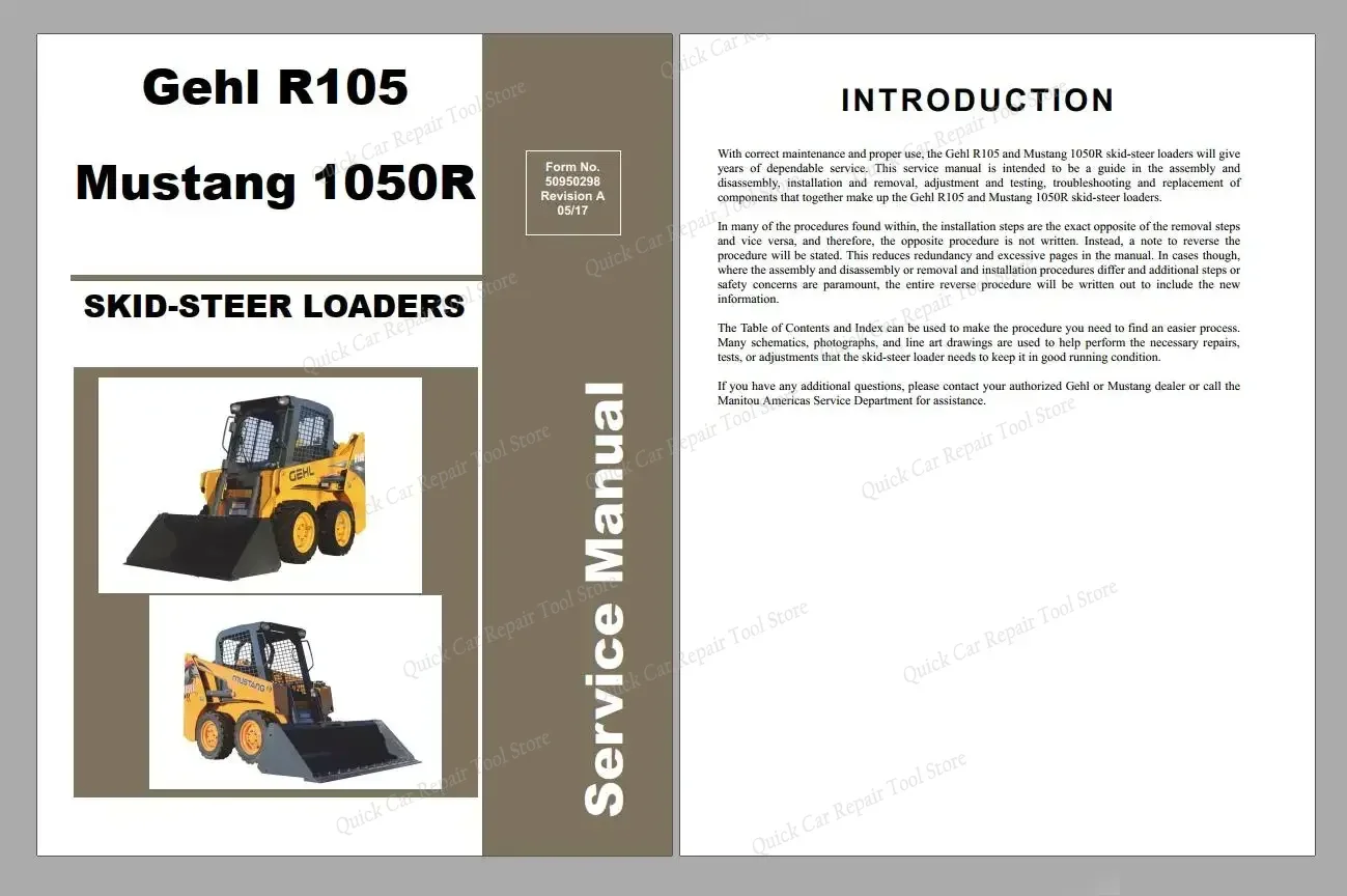 AutoCD Mustang Machinery Heavy Equipment 4.14 GB PDF 2022 Service Manuals DVD